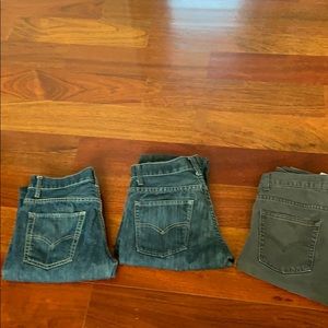 Boys Levi’s 511 Skinny jeans 3 pair size 16 Reg